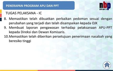 Sosialisasi APU PPT BPR NBP 31 PPT