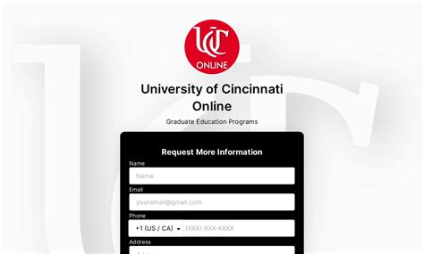 University of Cincinnati Online's Flowpage