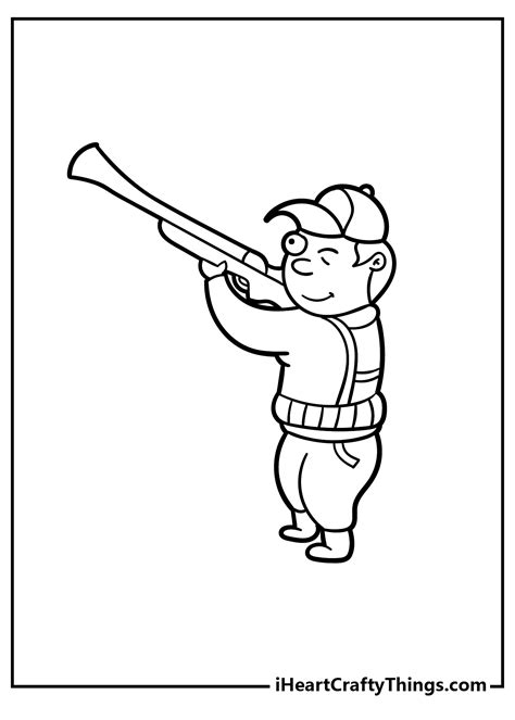 Hunter Coloring Pages