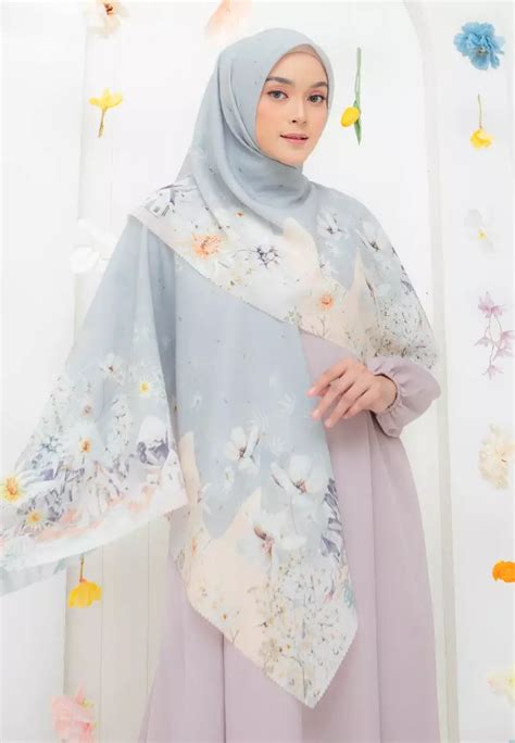 Jual Hijab Wanita Cantik Hijab Wanita Cantik Segiempat Edelweis