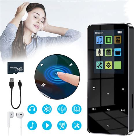 Odtwarzacz Mp Z Bluetooth Odtwarzacz Muzyczny Przeno Ny Odtwarzacz