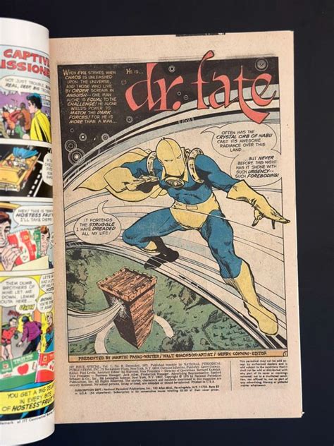 St Issue Special Key Origin Of Dr Fate And St Anubis