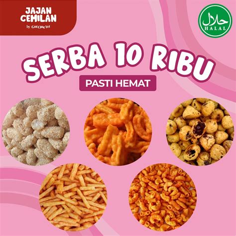 Jual SERBA 10 RIBU Hampers Custom SNACK CEMILAN LENGKAP CEMILAN