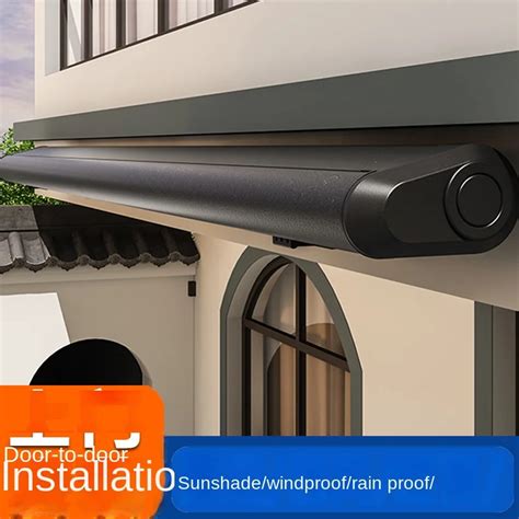 Toldo Plegable Retr Ctil Para Exteriores Sombrilla De Caja Completa Con