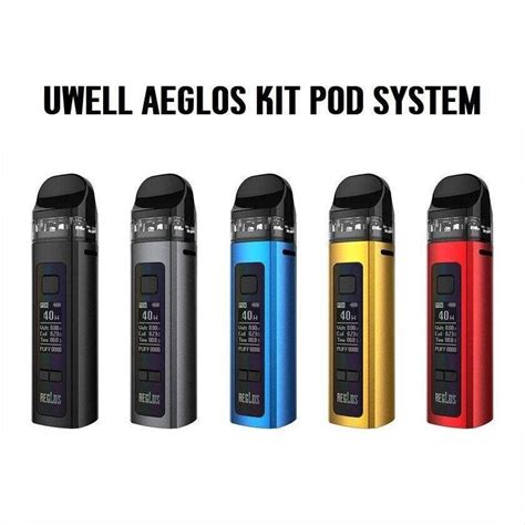 Podsystem Uwell Aeglos Pod Mod Kit W Black Mah Ml Sc