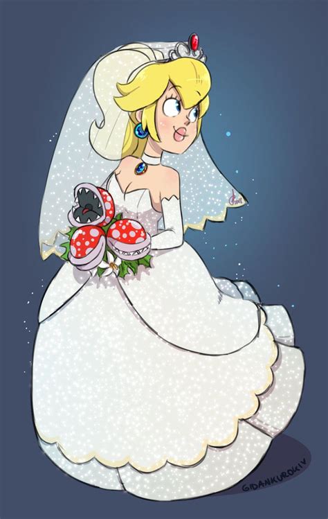 Peach In A Wedding Dress By Gidan Kuroki Super Mario Bros Super Mario