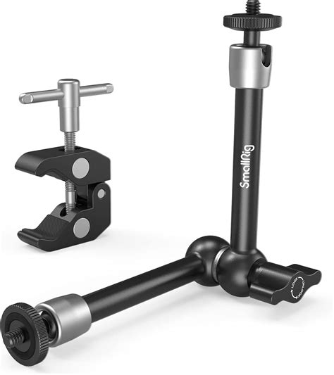 SMALLRIG Brazo Mágico 10 Pulgadas con Super Clamp Pinza Cangrejo Grande