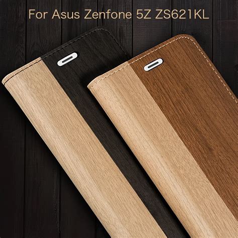 Pu Carteira De Couro Caso De Telefone Para Asus Zenfone Z Zs Kl Flip