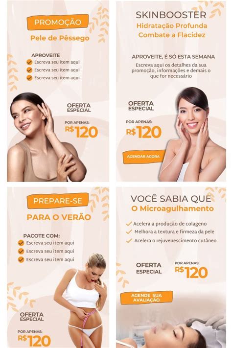 Pack Canva Estética Para Story Clínica De Beleza Estética Instagram