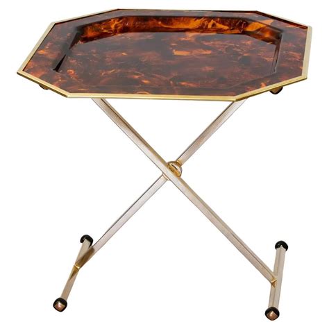 Pair Of Mcm Lucite Folding Tv Trays Tables At 1stdibs Lucite Tv