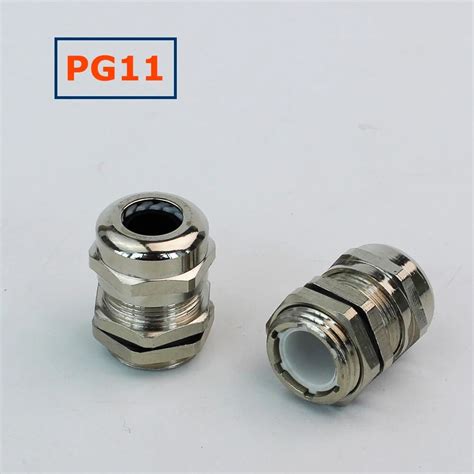 1pcs Pg11 Cable Gland Ip68 Nickel Brass Metal Waterproof Connector For 5 10mm Cable In Cable