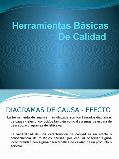 Pdf Herramientas Básicas De Calidadpptx Dokumentips