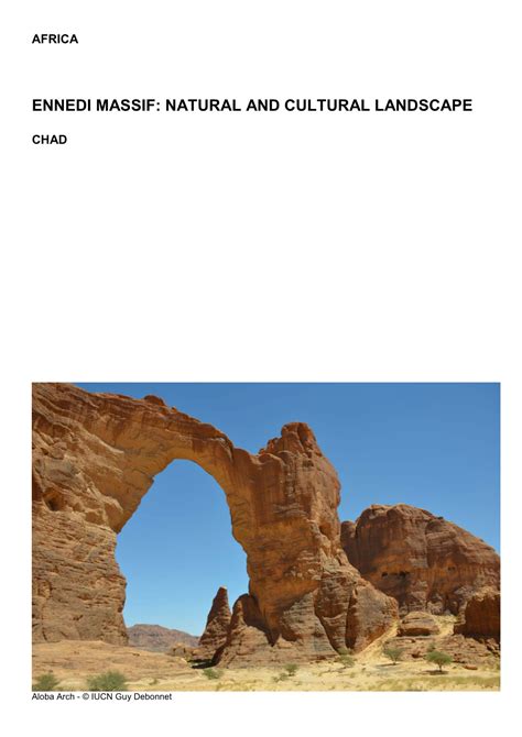 Ennedi Massif Natural And Cultural Landscape DocsLib