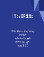 Mn Assignment Pptx Type Diabetes Mn Advanced