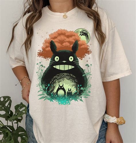 My Neighbour Totoro Shirt Studio Ghibli Shirt Ghibli Cartoon Shirt