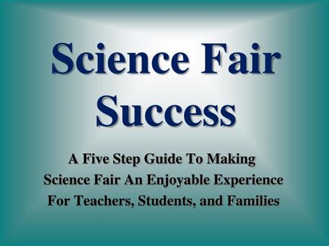 PPT - Science Fair Success PowerPoint Presentation, free download - ID ...