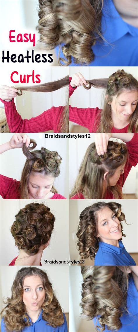 4 Easy Overnight Heatless Curl Methods Heatless Curl Techniques By