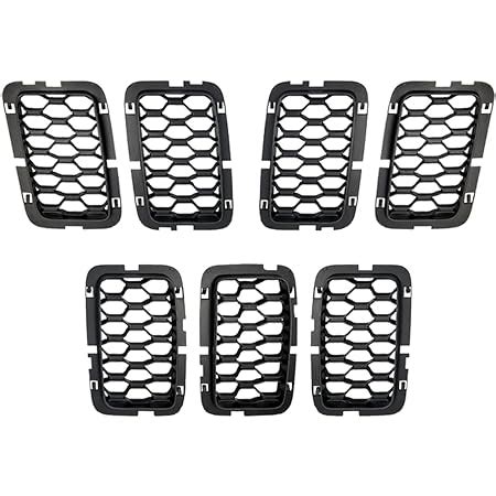 Amazon Rt Tcz Pcs Front Grill Mesh Inserts Rings Covers Inserts