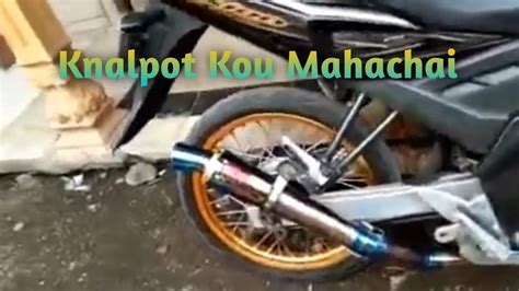 Suara Knalpot Racing Kou Mahachai Silincer Kerucut Trompet Mahachai