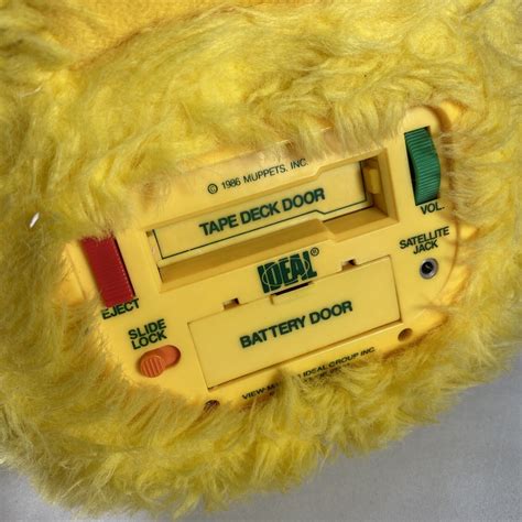 Vintage 1986 Ideal Big Bird Story Magic Sesame Street Cassette Player W Nest Ebay