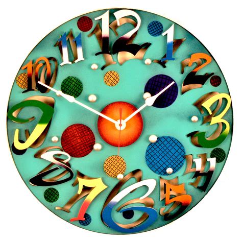 Small Time Aqua Wall Clock – OTM-Online