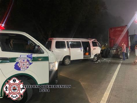 Cabezal Y Microb S Colisionaron En La Ruta Interamericana Chapin Tv