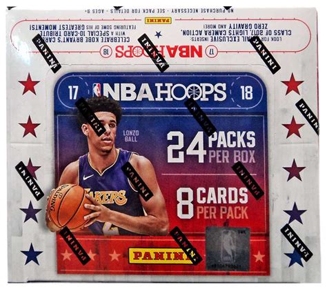 Nba Panini 2017 18 Hoops Basketball Trading Card Retail Box 24 Packs