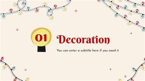 Christmas Lights Minitheme | Google Slides & PPT