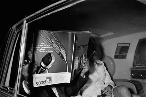 Aristotle Onassis And Jackie Kennedy In The Back Of A Car In Septem