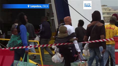 Avviato Il Piano Di Evacuazione Dei Migranti Dallhotspot Di Lampedusa