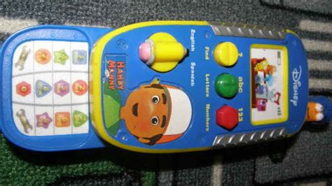 Disney Vtech Handy Mannys Learning Phone Toy With Sounds Youtube