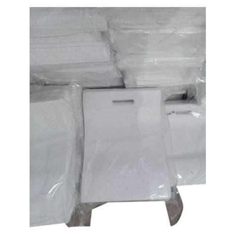 Plain White D Cut Non Woven Bag Capacity 1 2 Kg At Rs 7 Piece In