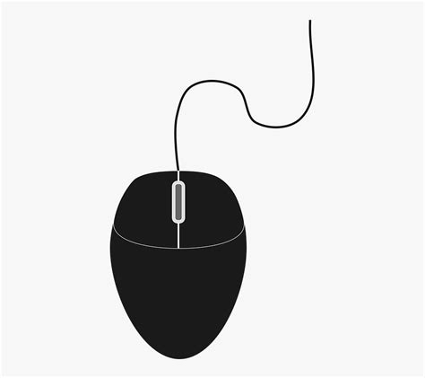 Computer Mouse Silhouette Png , Free Transparent Clipart - ClipartKey