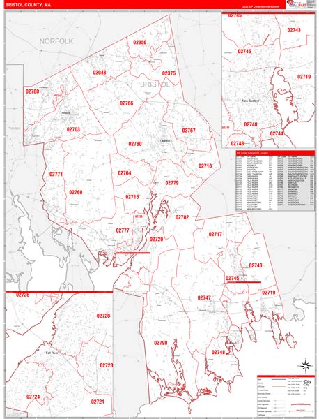 Maps Of Bristol County Massachusetts