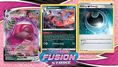 Gengar V and Gengar VMAX Pokémon TCG Sword ShieldFusion Strike Deck