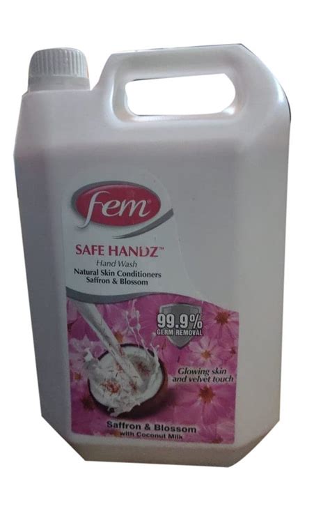 Fem Saffron And Blossom Hand Wash Liquid Packaging Type Can