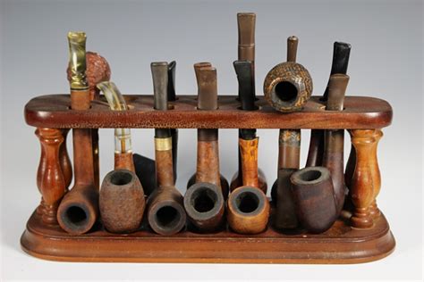 Sold Price: 13 Antique Smoking Pipes - Invalid date EST