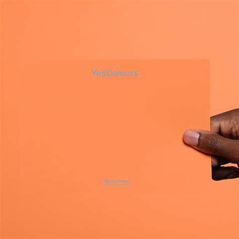 YesColours | Electric Orange paint swatch