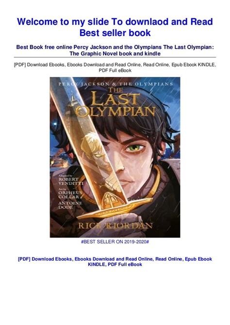 [book] Percy Jackson And The Olympians The Last Olympian The Graphic Novel