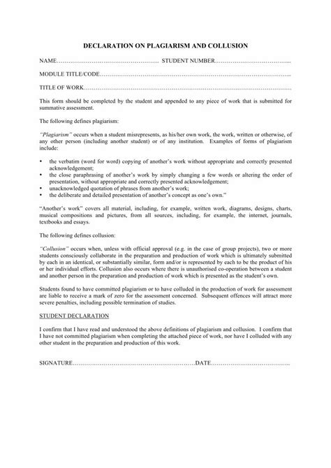 PDF Template Plagiarism Declaration Document DOKUMEN TIPS