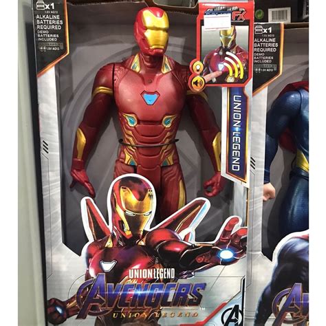 Boneco Grande Articulado Do Homen De Ferro Iron Man Marvel 30 Cm