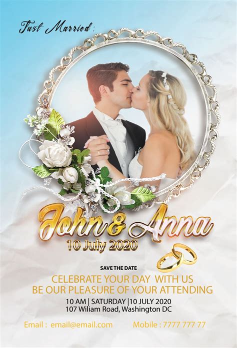 Wedding Invitation Flyer - abc wedding