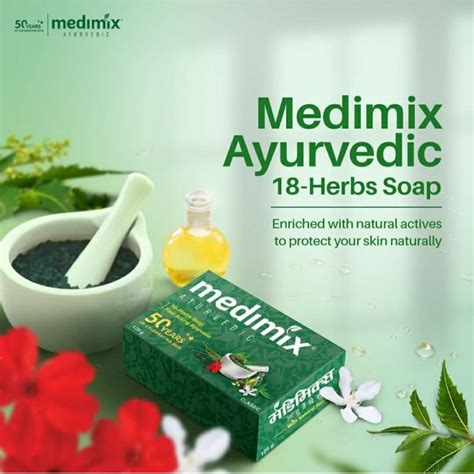 Medimix Real Ayurvedic Soap 18 Herbs Soap 125g Shopee Malaysia