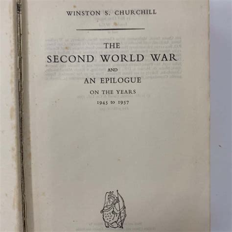 The Second World War by Winston Churchill 1959(s)