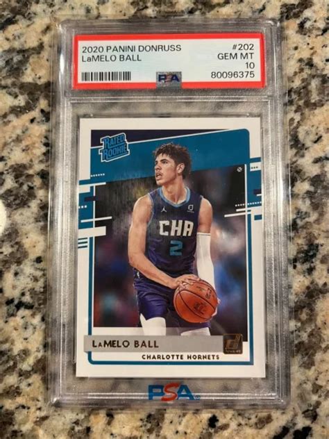 Panini Donruss Lamelo Ball Recrue Not E Psa Frelons Eur