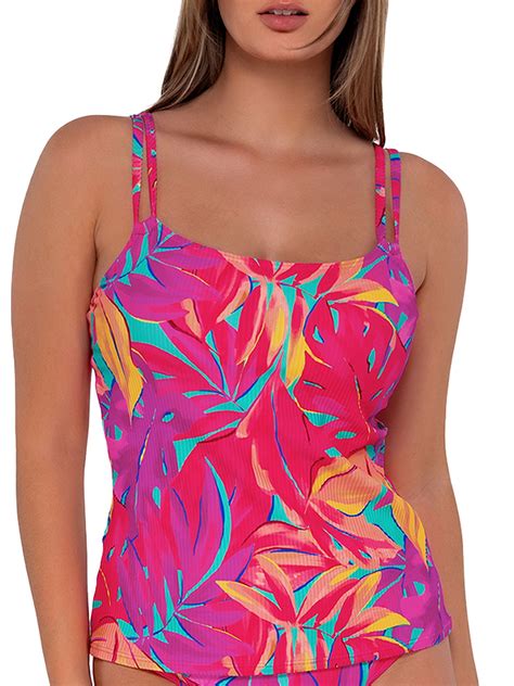 Sunsets Swimwear Oasis Sandbar Rib Taylor Tankini Top