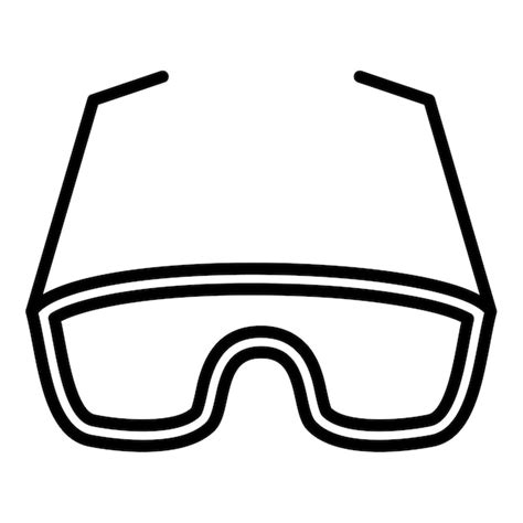 Premium Vector | Safety goggles vector illustration style