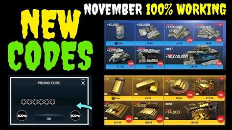 Today Modern Warships Codes November Kode Promo Modern Warship