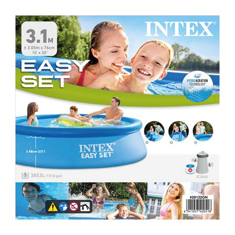 Intex Easy Set Zwembad Ø 305x76cm inclusief filterpomp Ø305 cm 775203