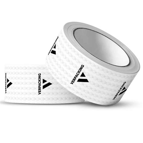 Printed Adhesive Tape Low Noise 5 Colours White